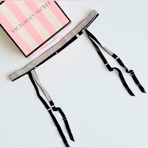 Victoria’’s Secret Black Bling Rhinestones garter belt